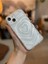Iphone 14 Plus - 15 Plus Şeffaf 3D Kabartma Kalp Tasarımlı Silikon Kılıf 1