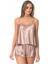 -Vizon Saten Babydoll Şort Takımı 1