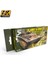 AK 4220 US Army ve USMC Kamuflaj Renkleri Model Boyası Seti 6x17 ml 2