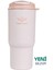 600 ml Triple Sip Pale Peach Çift Katmanlı Paslanmaz Çelik Termos Matara 1