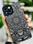 Iphone 13 ve 14 Uyumlu Kaplama Mandala Tasarımlı Esnek Silikon Kılıf 2