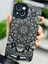 Iphone 13 ve 14 Uyumlu Kaplama Mandala Tasarımlı Esnek Silikon Kılıf 3