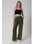 Kadın Yüksek Bel Cırtlı Palazzo Pantolon 2
