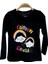 Mojo Kız Çocuk Rainbow Baskılı Uzun Kol T-shirt 523010 Siyah 4