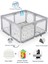 Original Playard Plus Güvenli Bebek ve Çocuk Oyun Alanı Oyun Parkı 120X120 Oyun Matı ve Topları 1