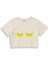 Sour Twins Crop Tişört - Ekru 1