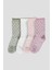 4 Çift Mevsimsel Kız Çocuk Soket Çorap 1