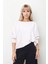 Geniş Yaka Yarasa Kol Oversize Triko Bluz 1