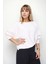 Geniş Yaka Yarasa Kol Oversize Triko Bluz 2