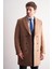 Camel Kılıç Yaka Kruvaze Comfort Fit Esnek Classic Kaban 1008255164 4