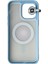 iPhone 13/14 Mavi Magsafe Uyumlu Premium Silikon Arka Kılıf Güçlendirilmiş Köşe+Kamera-Shockproof 2