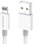 Nrtmsa Konfulon DC79 1m 3A USB To Lightning Hızlı Şarj Kablo - Beyaz 1
