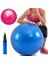 65 cm Fitilli Pilates Topu + 20 cm Mini Top Denge Yoga Egzersiz Top Jimnastik Fitness Seti + Pompa 1