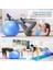 65 cm Fitilli Pilates Topu + 20 cm Mini Top Denge Yoga Egzersiz Top Jimnastik Fitness Seti + Pompa 3