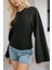 Kadın Uzun Kollu Belden Oturtmalı Bluz 5