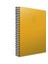 2026 Sert Kapak Günlük Ajanda 20X28 Sarı 419-SEK 1