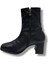 Kılınç 565-26 Cilt Deri Fermuarlı Kalın Topuk Kadın Bot 2