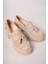 Aendorei Kadın Loafer 0012509 Bej Süet 5