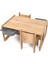 2 Kişilik Çekmeceli Oyun, Aktivite, Etkinlik Masası, Ceviz-Gri, 18MM Mdf 2