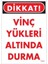 Vinç Uyarı Levhası 25X35 KOD:1304 1