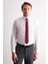 Beyaz Klasik Yaka Uzun Kol Cepsiz Slim Fit Basic Pamuklu Gömlek 1004255057 1