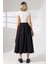 Pileli Duble Kumaş Uzun Etek 1