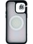 iPhone 13/14 Siyah Magsafe Uyumlu Premium Silikon Arka Kılıf Güçlendirilmiş Köşe+Kamera-Shockproof 2