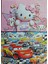 2 Adet Puzzle Yap Boz (33CM*23CM*42PARÇA) (Arabalar / Hello Kitty ) 1