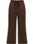 4782 Kadın Beli Lastikli Selanik Palazzo Pantolon Kahve 1