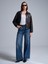 72072 %100 Pamuk Kemerli Wide Leg Jean-Mavi 1