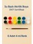 6'lı 4ml Akrilik Boya Fırça Hobi Aktivite Etkinlik Boyama, Çocuk Boyama Ahşap 2