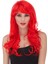 Kırmızı Renk Uzun Dalgalı Parti Peruğu (K95) 1