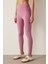 Pembe Yüksek Bel Katlanabilir Tayt 15