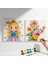 TATİL-KARNE HEDİYESİ 2'li Tuval Boyama Seti 20X20 cm Uv Baskı 6 Akrilik Boya 1 FIRÇA-MODEL-320 1