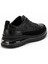 Erkek Siyah Hakiki Deri Sneaker 1