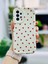 Galaxy A13 Uyumlu Kırmızı Kalpler Tasarımlı Baskılı Silikon Kılıf 2