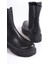 Nora Lastikli Ortopedik Taban Suya ve Soğuğa Dayanıklı Günlük Kışlık Kadın Bot St Siyah 2