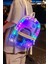 Renkli LED IşıklI Şeffaf PVC Sırt Çantası 1