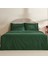 Amour Mio %100 Pamuk Çift Kişilik Nakışlı Nevresim Takımı Koyu Yeşil 1
