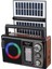 Kbroad KTF-2208 Nostalji Solar Enerjili Güneş Panelli Fm Radyo Şarj Edilebilir 1
