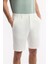Erkek Beyaz Yanı Lastikli Gofreli Bi-Stretch Slim Fit Chino Şort A51Y3730 11