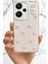 Xiaomi Note 13 Pro Plus 5g Uyumlu Pembe Fiyonk Desenli Şeffaf Yumuşak Silikon Kılıf 4