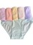 12'li Dondeza Pamuklu Fitilli Kaşkorse Pastel Renk Kız Çocuk Bikini Külot 3