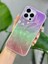 Iphone 14 Promax ve 15 Promax Uyumlu Shine Renk Geçişli Parlak Silikon Korumalı Kılıf 3