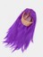 Mor Renk Düz Kesim Uzun Parti Peruğu Takma Saç (K95) 3