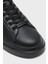 Elba Logolu Kalın Tabanlı Sneaker Ayakkabı FMJLBALEA12 Erkek Ayakkabı Fmjlba LEA12 Black 5