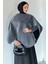 Çıtçıtlı Sakallı Yumoş Tesettür Panço P-00018878 2