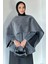 Çıtçıtlı Sakallı Yumoş Tesettür Panço P-00018878 3