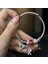 Gümüş Renk Charmlı Balıklı Pembe Pandora Çelik Bileklik - Pembe ve Taşlı Charm'lı Hazır Set Bileklik 4