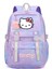 Çocuk Sırt Çantası Hello Kitty Renkli Figürlü 4 Bölmeli Geniş Kapasiteli Mor (43CM*29CM*15CM) AD9663 1